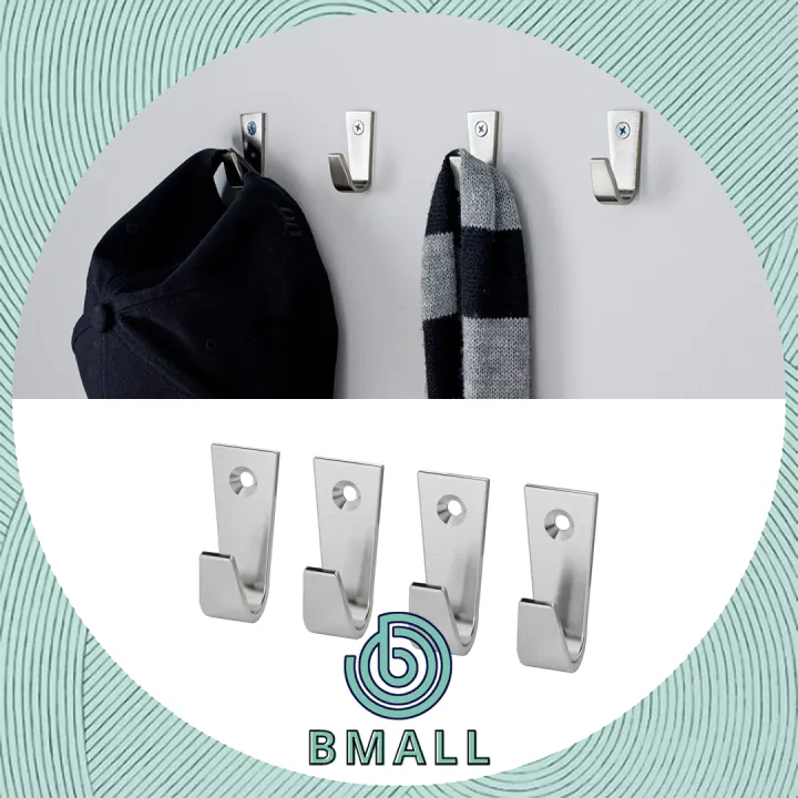 [ B MALL ] IKEA HOOK NICKEL-PLATED 4CM BLECKA HOOK WALL SHELVES AND ...