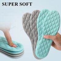 [A Like] Latex Sports Shoes Insoles Super Soft Running Insole For Feet Shock Absorption Baskets Shoe Sole Men Women แผ่นกันลื่น