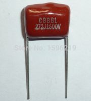 20pcs CBB capacitor 272 1600V 272J 1.6KV 2700pF 2.7nF P15 CBB81 Metallized Polypropylene Film Capacitor