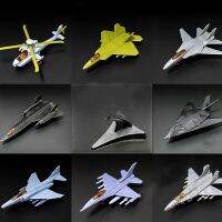 【CC】 Assembly Airplane Helicopter SR-71 AH-64 F-16 F-22 F-117A Collection Figure