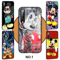 Casing หรับ OPPO A91 F15 A81 A92 A72 A52 A93 A94 Reno 2 2Z 2F 3 4 5 5K 6 4Z 6Z Lite Pro Plus A92S ni96 Mickey Mouse Cartoon Pattern Phone เคสโทรศัพท์