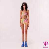 RICHIERICH By TandT - PSYCHO EFFECT PRINTED SWIMSUIT ชุดว่ายน้ำทูพีช สายเดี่ยว กางเกงทรงเอวสูง พิมพ์ลายสีรุ้ง