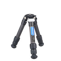 Mini Carbon Fiber Tripod Compact Lightweight Portable Tabletop Tripods with Handle Ball Head Max Load 10kg for DSLR Camera Phone