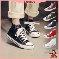 【Ready Stock】 ☽☢ C39 KASUTMU Korean Style Men Women Unisex High Top Casual Canvas Sneakers Shoes Kasut Lelaki Kasut Perempuan Ready Stock