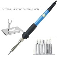 Adjustable Temperature Soldering Iron 220V 60W Ceramic Heat Core Pencil Tips Solder Iron Welding Head Repair Rework Station Tool