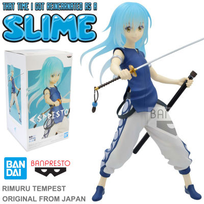 งานแท้ 100% Banpresto Bandai จากการ์ตูนเรื่อง That Time I Got Reincarnated as a Slime เกิดใหม่ทั้งทีก็เป็นสไลม์ไปซะแล้ว Rimuru Tempest ริมุรุ เทมเพสต์ ริมูรุ มิคามิ Espresto Clear materials Tensei shitara Slime datta ken Ver Original Figure Genuine