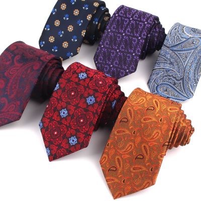 ✓ New Classic Tie Floral Woven Neck Tie For Wedding Business Suits Groom Paisley Ties Men 39;s Necktie Jacquard Neck Wear Gifts