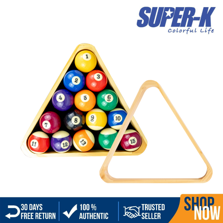 SuperK Billiard Triangle Rack x 1 pc Lazada PH