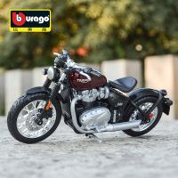 ยานพาหนะ1:18 Urago Triumph Bonneville Boer แบบคงที่ของเล่นแบบจำลองรถมอเตอร์ไซค์