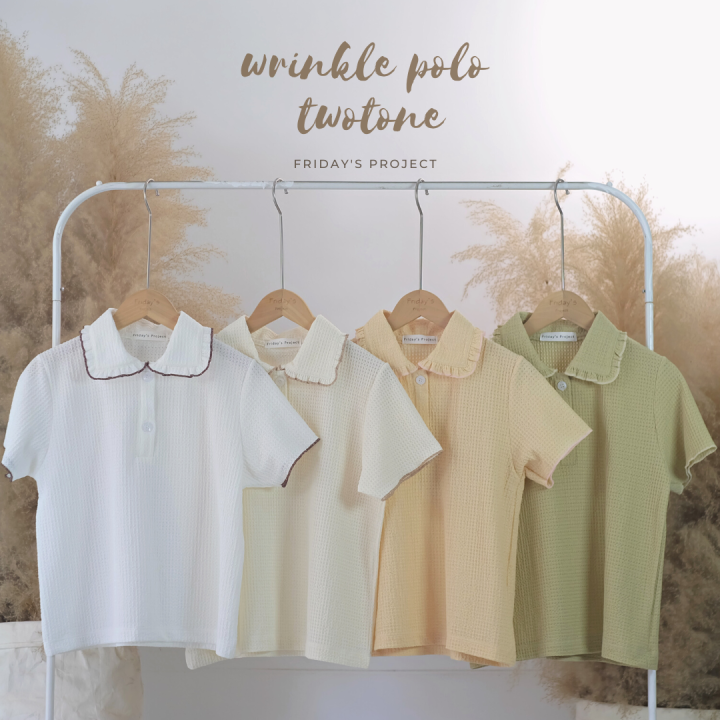 wrinkle-polo-twotone-v-2-เสื้อคอหยุกหยิกสุด-cute