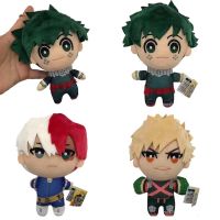 ตุ๊กตาตุ๊กตาของขวัญเด็กอนิเมะ My Hero Academia ตุ๊กตาการ์ตูนของเล่น Izuku Midoriya Katsuki Bakugou Shouto Todoroki