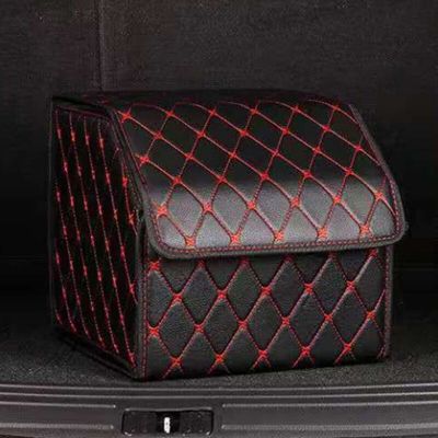 hotx 【cw】 30cm Car Leather Storage Multiuse Storag