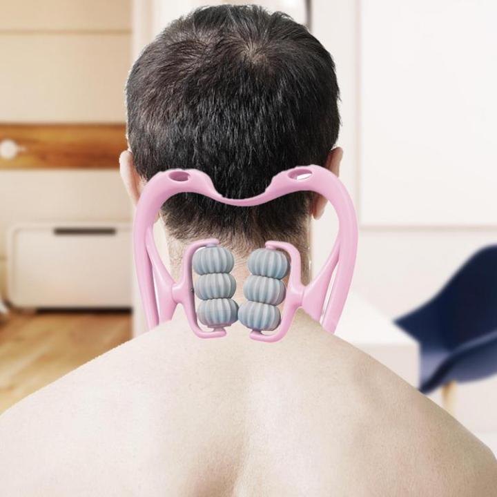 neck-massager-roller-body-massager-for-neck-neck-massager-trigger-point-roller-massager-handheld-shoulder-massager-tool-with-6-balls-massage-point-admired