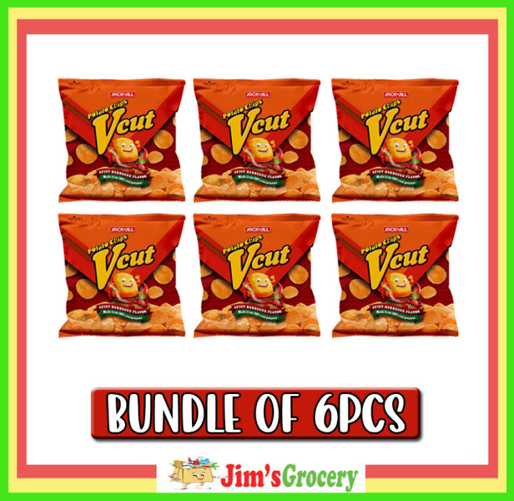 Jims Jack N Jill V Cut Spicy Barbecue Potato Crisps 25g Bundle By 6 Lazada Ph 6326