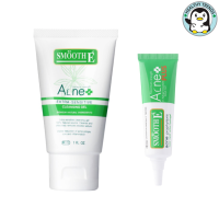 Smooth E Anti Acne Mini Set - Smooth E Acne Hydrogel Plus 10G &amp; Smooth E Acne Extra Sensitive Cleansing 1 Oz[HHTT]