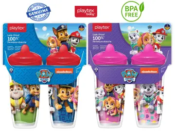 Playtex Sipsters Stage 3 Paw Patrol Spill-Proof, Leak-Proof, Break-Proof  Spout Cup for Boys, 9 Ounce - Pack of 2, Red
