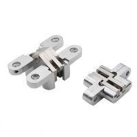 2pcs Industrial Heavy Hinge Folding door hinge invisible door hinge hidden cross hinge screen invisible hinge