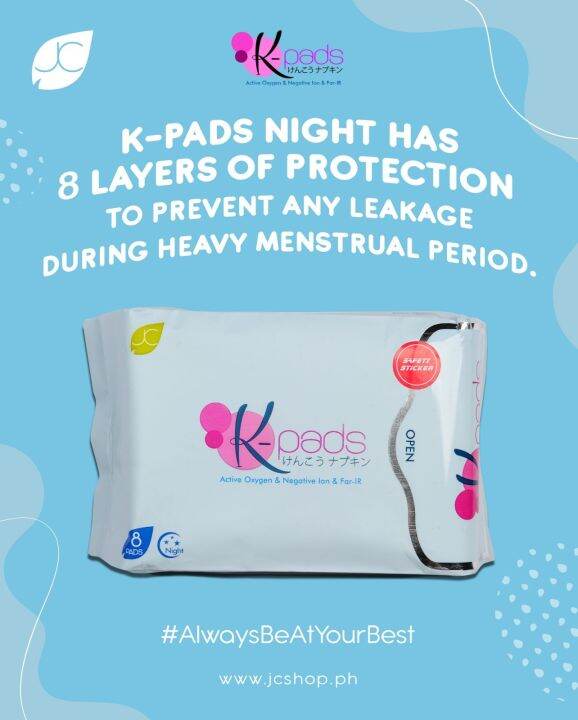 KPADS ANION (NIGHT PADS) WITH SELF TEST KIT INSIDE Lazada PH
