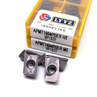 10PCS APMT1604 PDER M2 H2 VP15TF UE6020 US735 คาร์ไบด์แทรกเครื่องกลึงมิลลิ่ง CNC เครื่องมือ เครื่องตัดมิลลิ่ง