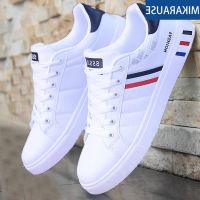 COD ☜﹍ saafeeqdsdfsdw Mikarause White Casual Shoes Men Leather Sneakers Male Comfort Sport Running Sneaker Man Tenis mocassin Fashion Breathable Shoes