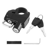 Motorcycle Helmet Lock Anti-Theft Bicycle Helmet Security Locks with 2 Keys and Installation Tool Locks