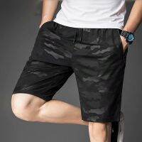 COD SDFERTREWWE Plus size Summer Mens Outdoor Casual Sport Multi-Bag Shorts Drawstring Design Camouflage / Stripe