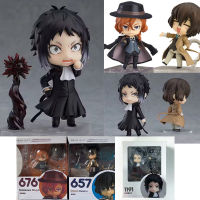 Nendoroid อะนิเมะรูป1191 Bungo stray Dogs Ryunosuke Akutagawa 657 Dazai Osamu 676รูปของเล่นของขวัญ