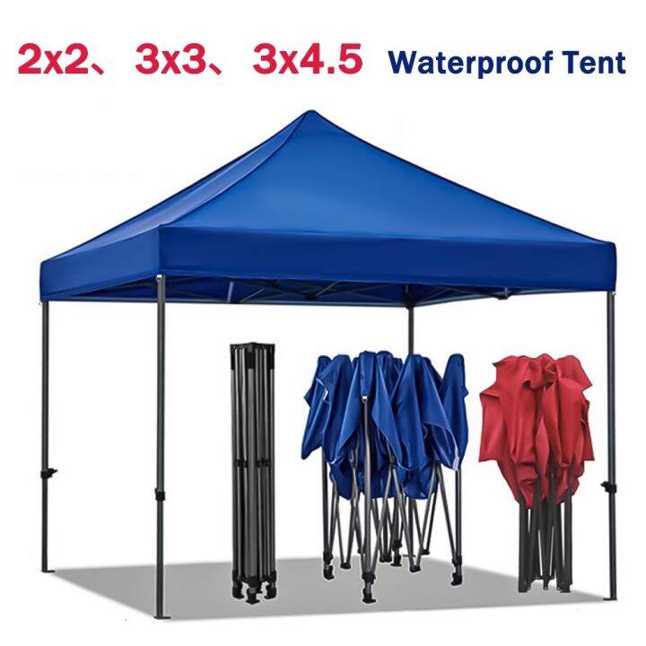NEW kain khemah 10x10 Feet Full Set Roof 3x3m Foldable Canopy Tent