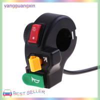 yangguangxin 3 IN1รถจักรยานยนต์สวิทช์ไฟฟ้าจักรยานสกู๊ตเตอร์ ATV Quad Light TURN SIGNAL Horn ON