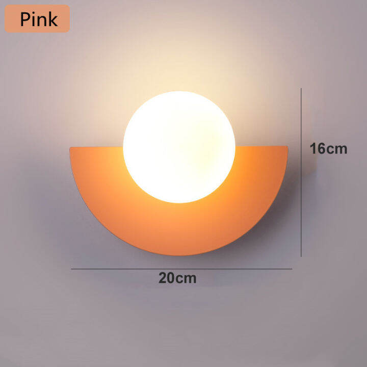 โคมไฟติดผนังสร้างสรรค์นอร์ดิก-led-ห้องนอนข้างเตียงโรงแรมร้านอาหารห้องนอนทางเดินตกแต่งโคมไฟติดผนังในร่มแสงที่ทันสมัย