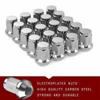 【YD】 20pcs Hexagon Car Lock Nuts Aluminum Racing Lug Length 35MM Bolts Studs M12x1.5 / M12x1.25 Accessory