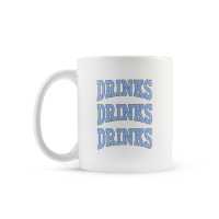 DRINKS CERAMIC MUG (WHITE)