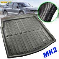 Tailored Boot Liner Rear Trunk Cargo Mat Floor Tray Carpet Protector For VW Tiguan II MK2 Long Wheelbase versions 2016 2017 2018