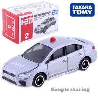 Takara Tomomy Tomica No.2 Subaru Wry S4ไม่มีเครื่องหมายรถลาดตระเวน1:62ซูเปอร์มอเตอร์ดายคาสยานพาหนะของเล่นใหม่หุ่นโลหะ