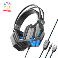 Sy850mv Illuminated Wire Control Gaming Headset Noise Cancelling Headphones With Microphone Compatible For Ps4