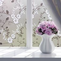 NEW 60*200CM Waterproof Glass Sticker Bath Glass Door Window Film Flower Glass Window Film Sticker Privacy Home Decor