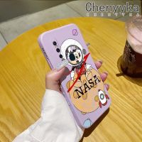 เคส Chenyyyka สำหรับ Vivo V15 Pro เคสการ์ตูนนาซ่าเมาส์แบบนิ่มเคสมือถือด้านข้างบางลายขอบสี่เหลี่ยมเคสซิลิโคนนิ่มเคสป้องกันการกระแทก