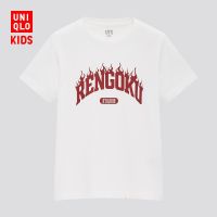 UNIQLO เสื้อยืดพิมพ์ลายมังงะ/พ่อแม่ลูก (UT) (แขนสั้น) (ชุดฆ่าปีศาจ)