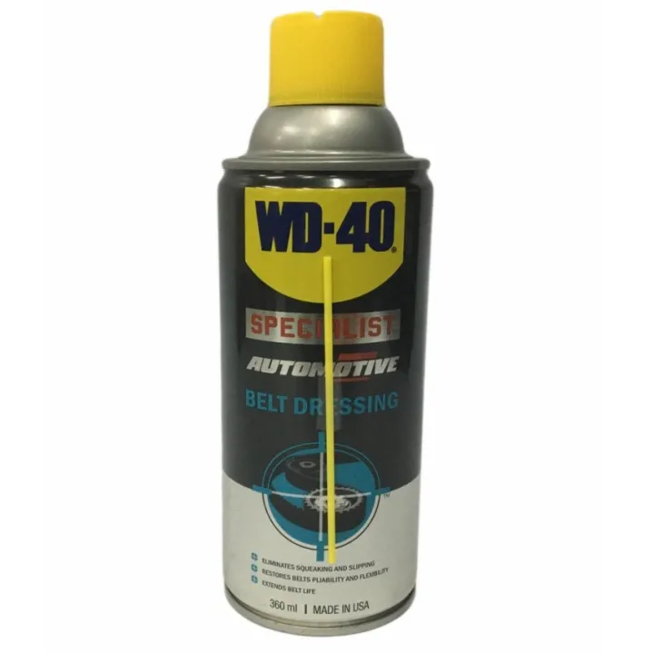 WD40 BELT DRESSING automotive specialist 360ML WD40 XDE Lazada PH