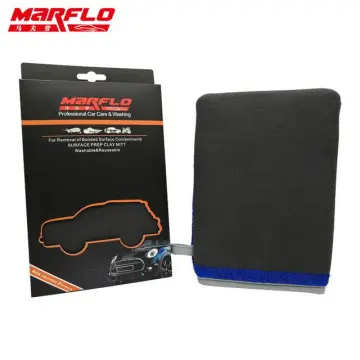 Marflo Car Washing Magic Clay Mitt Sponge Microfiber Glove with
