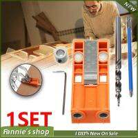 Mini Pocket Hole Jig Kit W/ ขั้นตอน เจาะ Bit Style Woodworking Joint เครื่องมือ ทนทาน