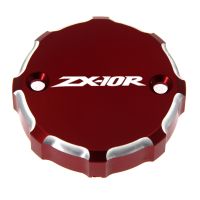 Motorcycle Front Brake Fluid Reservoir Cover Cap For Kawasaki ZX10R ZX 10R ZX-10R /ABS 2016-2017