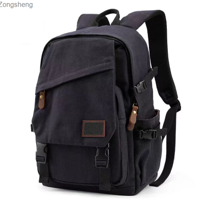 กระเป๋าผู้ชายเป้แคนวาสลำลองตามสมัยนิยมนักศึกษากระเป๋าเดินทางกลางแจ้งความจุขนาดใหญ่ Zongsheng