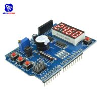 Multi-Function Shield ProtoShield Multi-functional Expansion Board Sensor Shield Module พร้อมจอแสดงผลดิจิตอลสี่จอสําหรับ Arduino