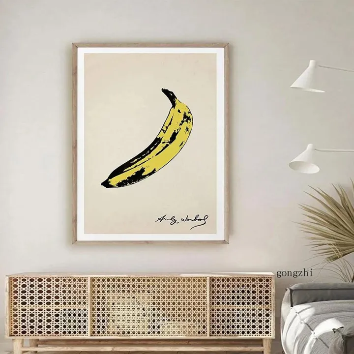 Andy Warhol Banana Exhibition Pop Wall Art   9477617a5a9a7435561b68cc1d2bc8d0  720x720q80  .webp