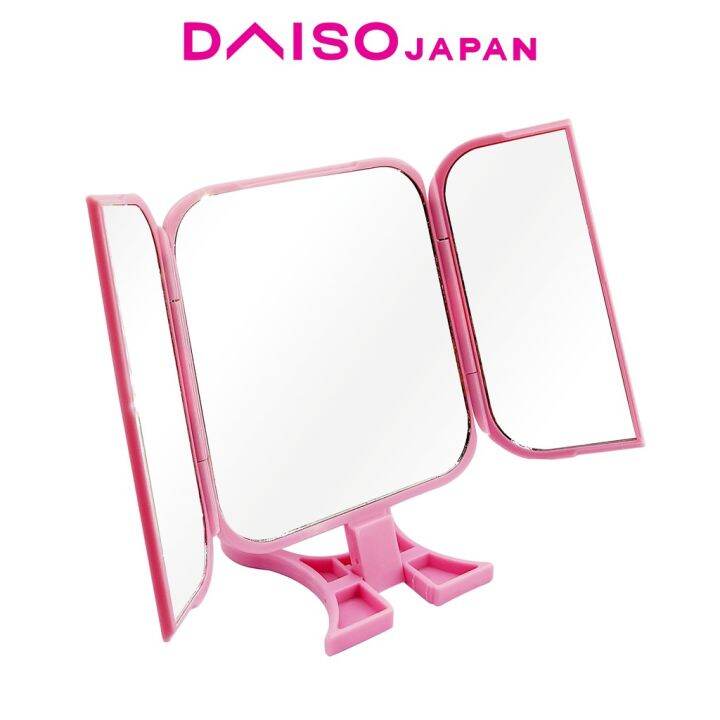Daiso Pink 3Panel Hand Mirror Lazada PH