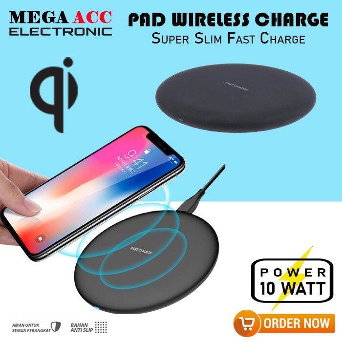 Pad Ultra Slim Fast Wireless Charging Qi Wireless Charger Lazada PH