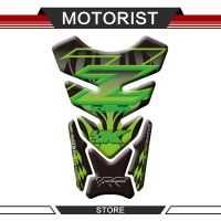 Motorcycle 3D Fuel Tank Pad Protective Stickers Decals For Kawasaki Z750 Z1000 Fish Bone Sticker