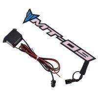 【Must-have】 MT09หมวกกันน็อคโลโก้ MT-09ล้อ LED สำหรับรูปลอกแผ่นติดตามของยามาฮ่าสำหรับตกแต่งรถจักรยานยนต์แฟริ่ง
