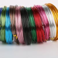 【YD】 5Meters/Roll 1.5mm(15 gauge) Diameter colored aluminum wire for Jewelry Making Metal Crafts